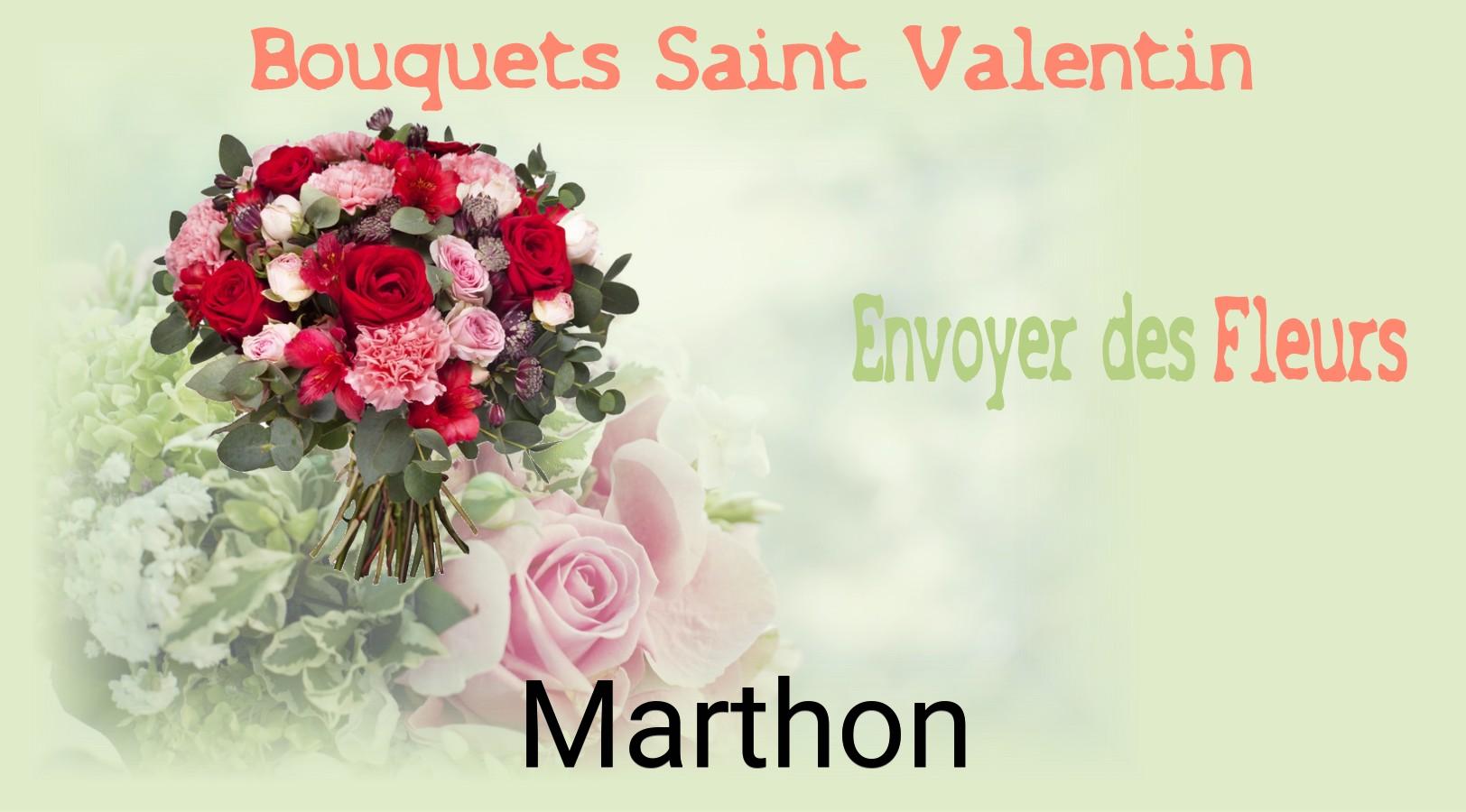 Roses de Saint-Valentin livrées à Marthon